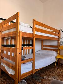 Letto a castello in legno