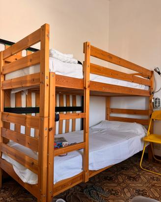 Letto a castello in legno