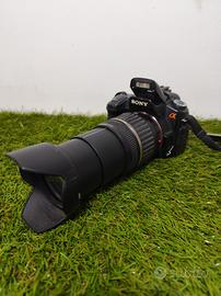 Sony Alpha A350 con obiettivo Tamron 18-200mm