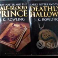 Harry Potter libri in .inglese mezzosangue e doni 