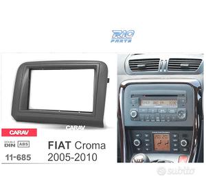 TELAIO GRIGIO SCURO 2-DIN PER FIAT CROMA