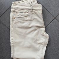 Denim beige Incotex cinquetasche