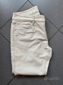 Denim beige Incotex cinquetasche