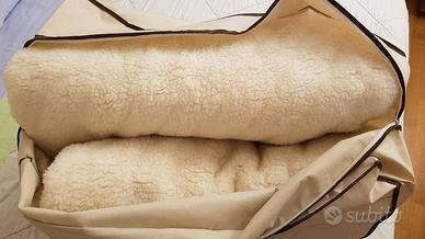 Coperta matrimoniale in lana merinos