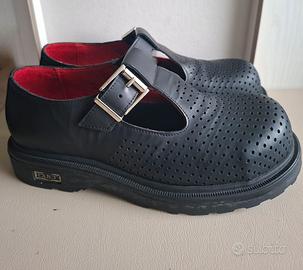 Mocassino in pelle nera Cult