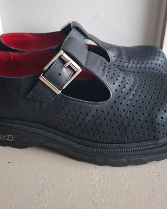 Mocassino in pelle nera Cult