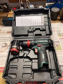 Parkside avvitatore con batteria mai usato