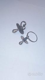 2 ciondoli pendenti d' argento Vintage