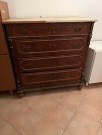 cassettiera antica anni 50