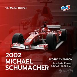 Ferrari F2002 GP Francia 'Schumacher - Scala 1/18