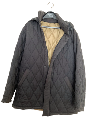 Giubbotto Uomo Trapuntato Invernale Marrone L