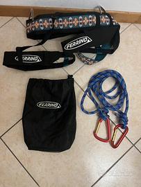 Imbragatura cosciale per alpinismo