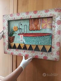 quadro  in latta 3d 