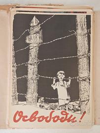 Poster Propaganda Sovietica Bambino Filo Spinato