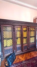 Armadio antico per ufficio stile neo rinascimental