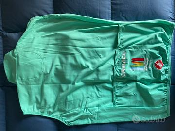 Gilet smanicato ciclismo uomo verde