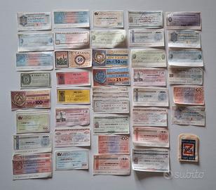 Lotto 40+ Miniassegni Anni '70 Rari e Vari