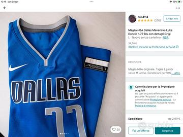 Maglia NBA Dallas 77 Doncic