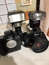 Nikon D90x  reflex  e una D1x digitale