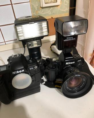 Nikon D90x  reflex  e una D1x digitale