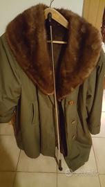 Cappotto con pelliccia staccabile