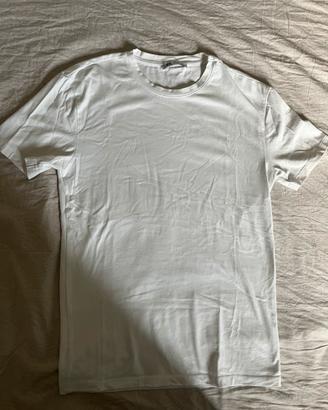 T-shirt basic Zara bianca - Nuova, Tg. S