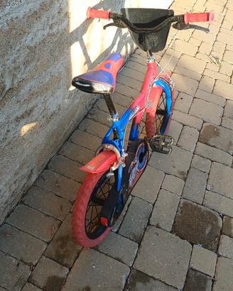 bici spiderman per bimbo