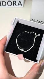 bracciale pandora cuore bianco
