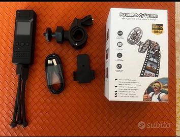 Body Cam con Audio, HD 1080P, Rotazione di 180°