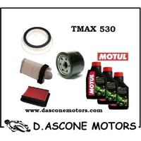 kit tagliando Tmax 530 2012 2016 4 filtri e 3lt ol