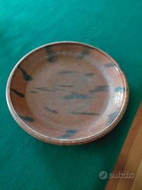 ANTICO PIATTO IN TERRACOTTA " LA BIELLINA"
