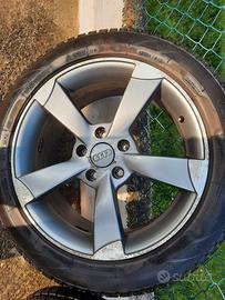 cerchi Rotor più  gomme invernali Audi A4