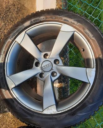 cerchi Rotor più  gomme invernali Audi A4