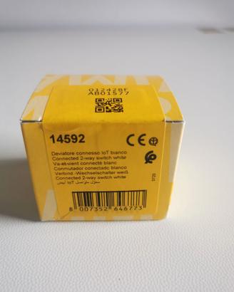 Deviatore connesso IoT, Vimar Plana 14592, NUOVO
