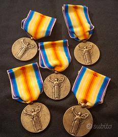 lotto 5 medaglia interalleata francese, replica.