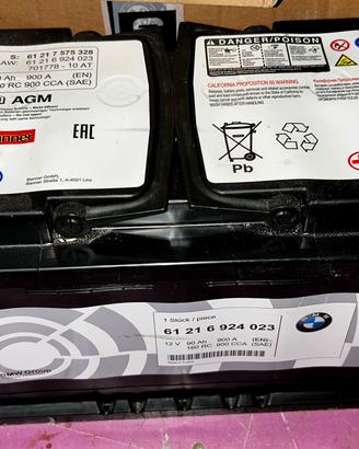 Batteria auto BMW 90 ampere AGM (gel - start&stop)