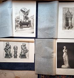 Lotto di 4 Splendide Eliografie estratte del 1890.