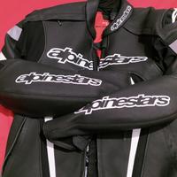 Giubbotto in pelle Alpinestars Motegi