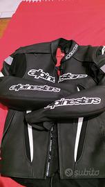 Giubbotto in pelle Alpinestars Motegi