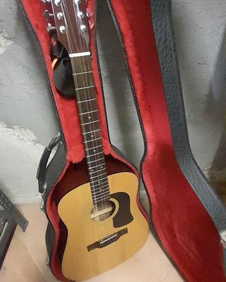 set chitarra 12 corde con custodia e stand