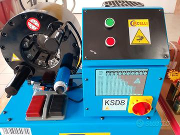 Pressatubi idraulica completa di matrici 