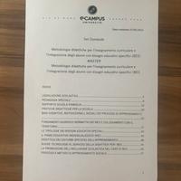 Metologie didattiche per l’insegnamento curricular