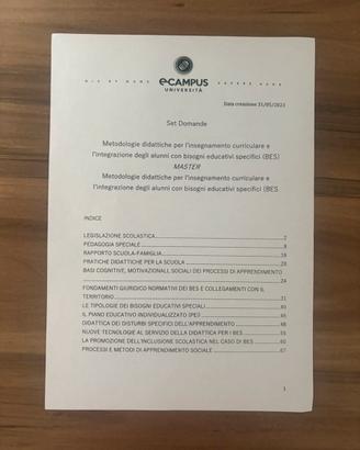 Metologie didattiche per l’insegnamento curricular