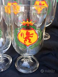 6 Bicchieri Vetro Glass Nutella