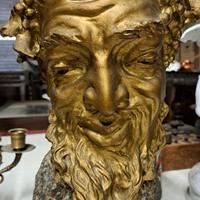 BUSTO BRONZO ' BACCO' di  V .GEMITO 