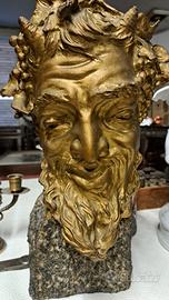 BUSTO BRONZO ' BACCO' di  V .GEMITO 