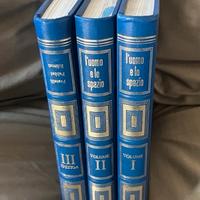 Enciclopedia l’uomo e lo spazio 3 volumi fabbri