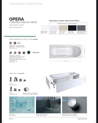 Vasca da bagno Colacril Opera