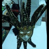  Coppia  maschere veneziane portagioie nuove