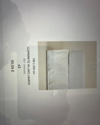 Copri rete lino lavato